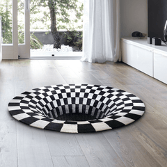 Anti-Slip 3D Illusion Carpet Rugs Decorative