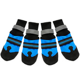 4pcs waterproof winter pet dog shoes anti-slip snow pet boots blxcknorwayâ„¢