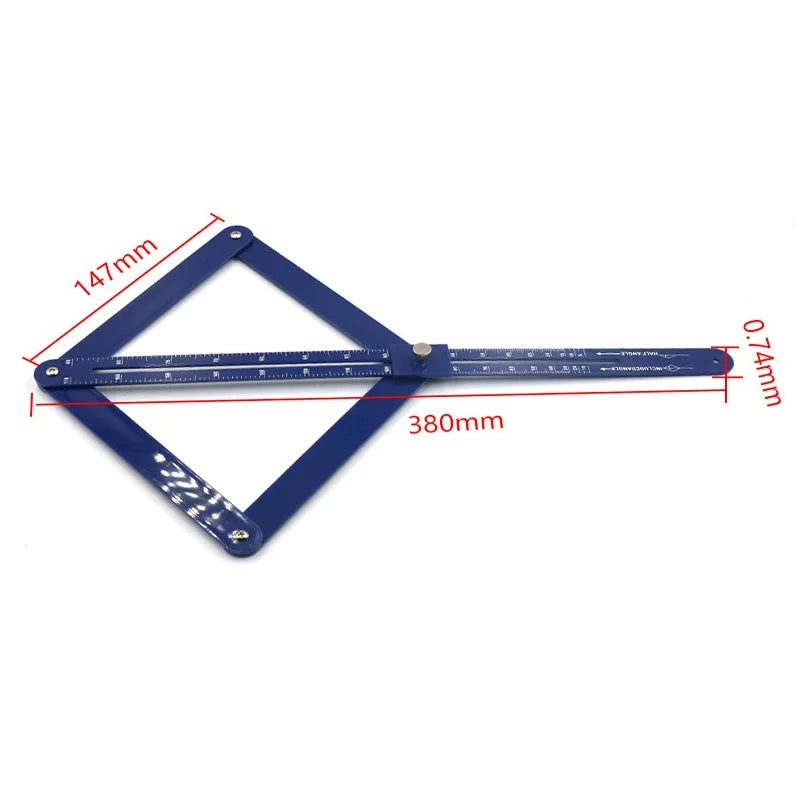 Multifunctional Protractor Corner Angle Finder Tool