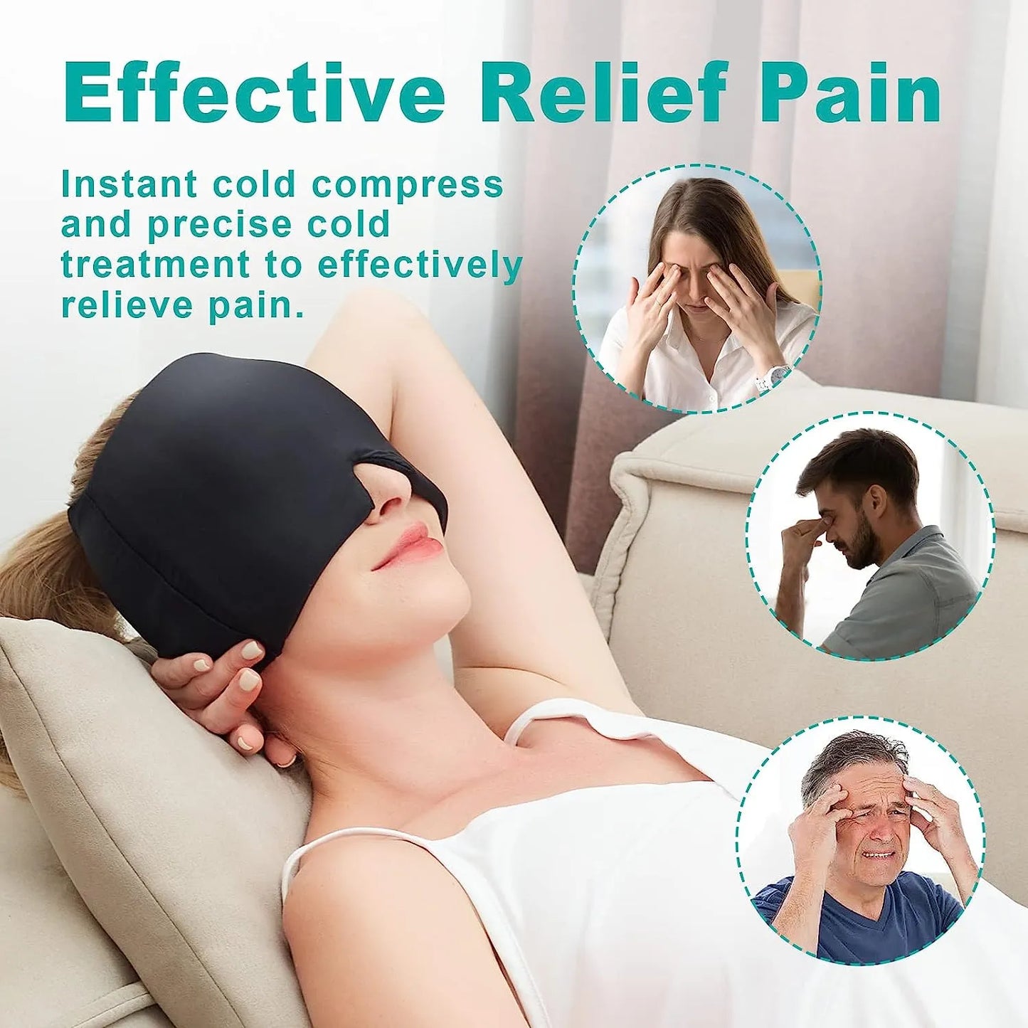 Migraine Relief Ice Hat