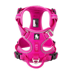 Pet reflective nylon dog harness no pull vest safety lead walking blxcknorwayâ„¢