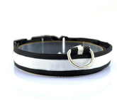 Glow in the Dark Dog Collar Night Safety Solar Charge LED