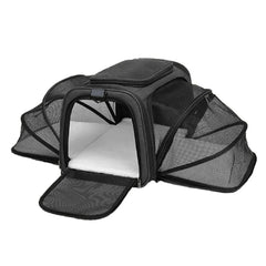 Portable Breathable Foldable Pet Dog Carrier Safety Zipper