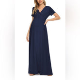 Xpenyo Maternity Maxi Wrap Dress. Size XL
