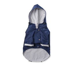 Pet dog raincoat windproof and rainproof yellow puppy hoodies jacket