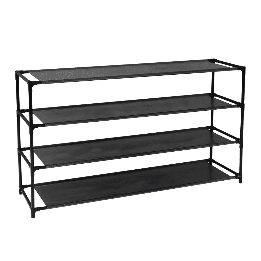 4 Tier Waterproof Non Woven Fabric Shoe Rack