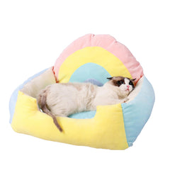 Rainbow Sleeping Cat Nest