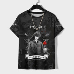 Manga Death Note T-Shirt for Men, Unisex Cool