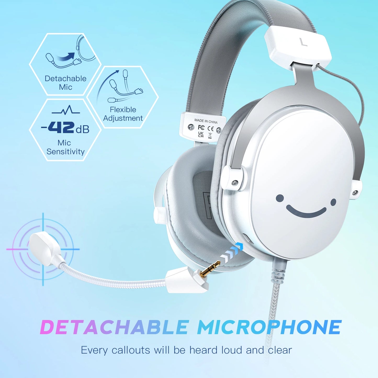 USB Gaming Headset with Microphone