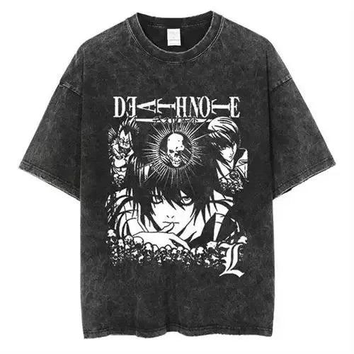 Vintage- Anime -Death -Note Oversized- Men's T-Shirt.jpg