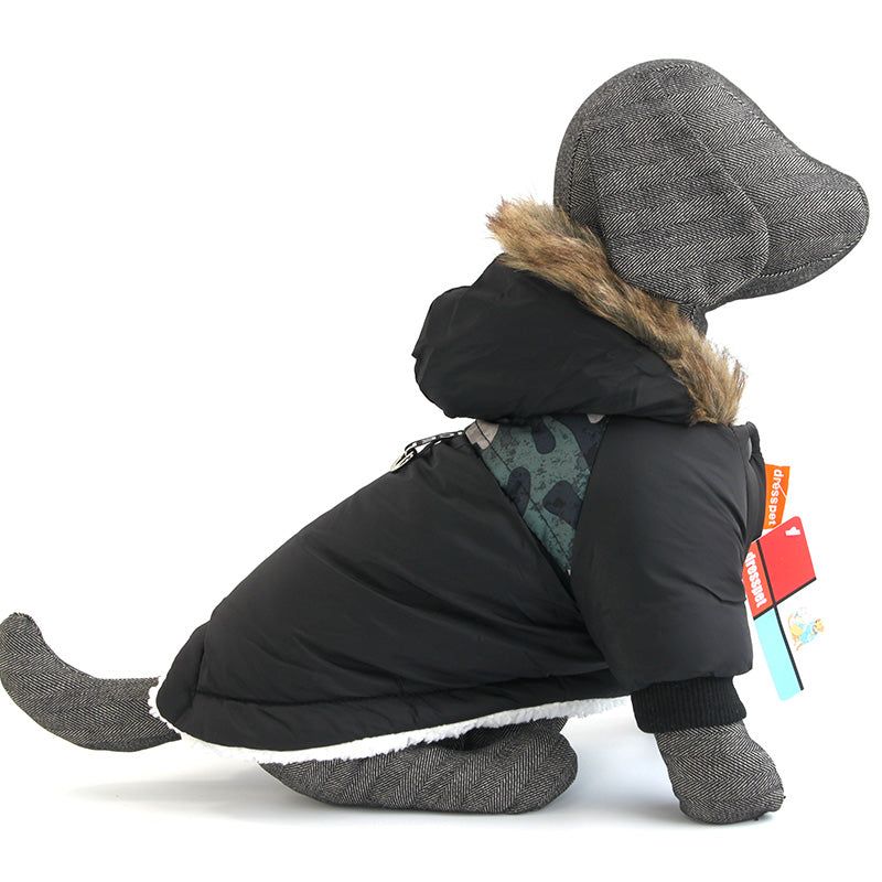Warm winter pet dog clothes for small dog blxck norway™