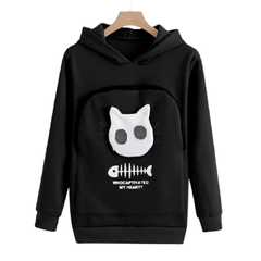 Fluffsy cat & dog pouch hoodie