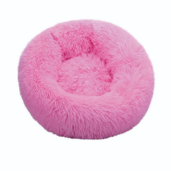 Long Plush Soft Round Pet Beds