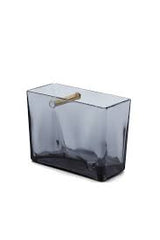 Biga Transparent Black Bathroom Set