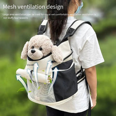Pet Backpack – Travel Carrier for Dogs and Cats with Safety