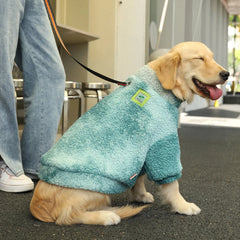 Winter Thick Big Dog Clothes Lambs Wool Jacket Coat